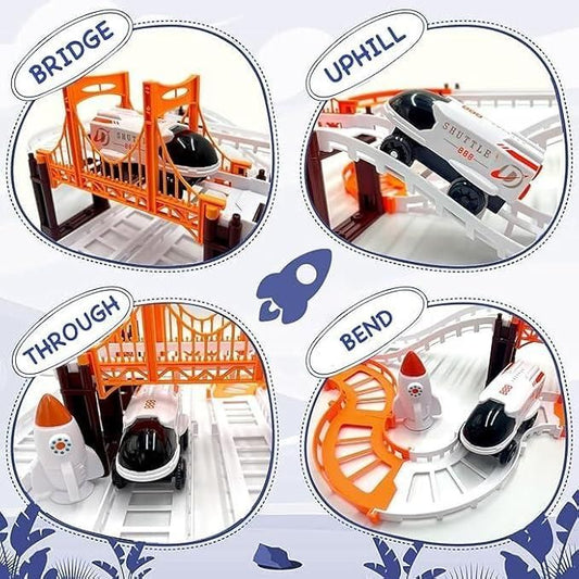 Astronaut Spaceship Track Set – Outer Space Adventure Toy for Kids