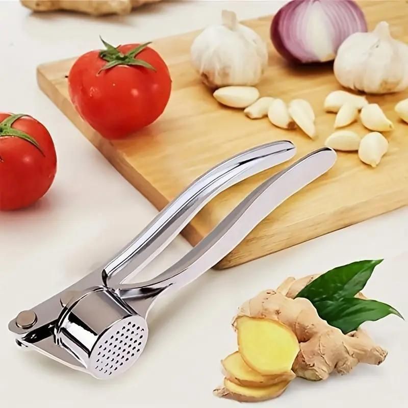 Manual Aluminum Garlic Crusher & Ginger Mincer – Effortless Kitchen Essential 🧄✨
