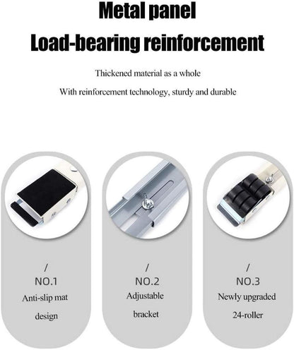 Multi-Functional Adjustable Trolley Rack | Heavy-Duty Movable Mount Stand (Pair of 1)