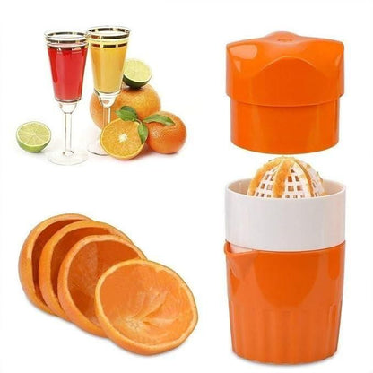 Manual Juicer Machine with Strainer & Container – Fresh Juice Maker for Fruits & Vegetables 🍎🍋