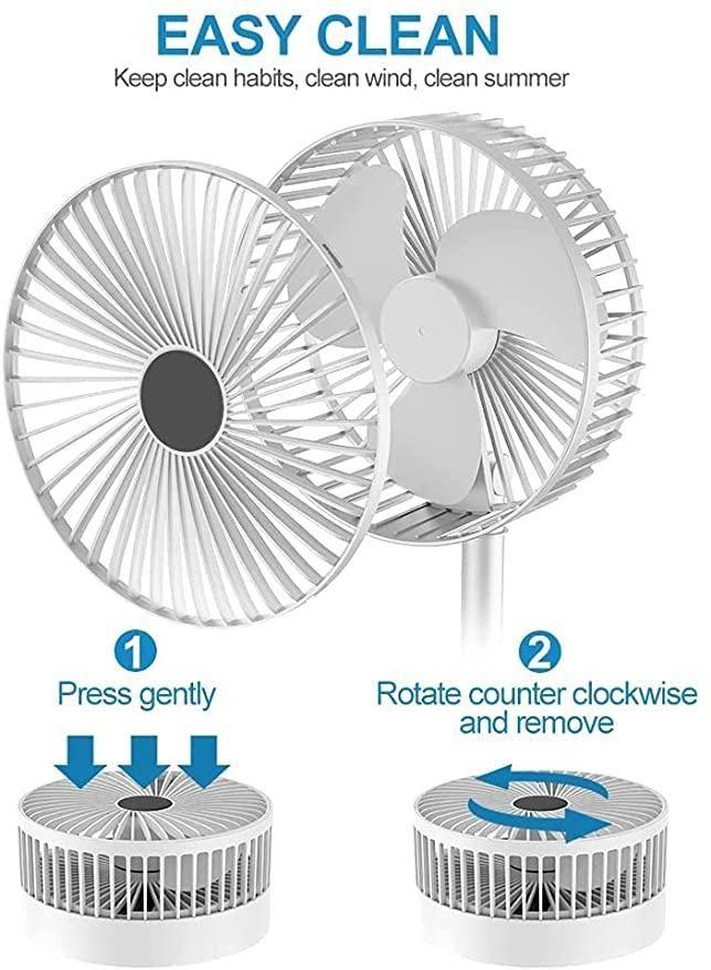 Mini Handheld Portable USB Fan | Rechargeable Cooling Fan for Travel & Home Use