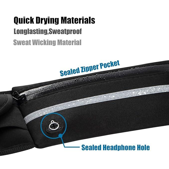 UltraLight Bounce-Pro Running & Workout Belt | Secure, No-Bounce Fit for Active Lifestyles
