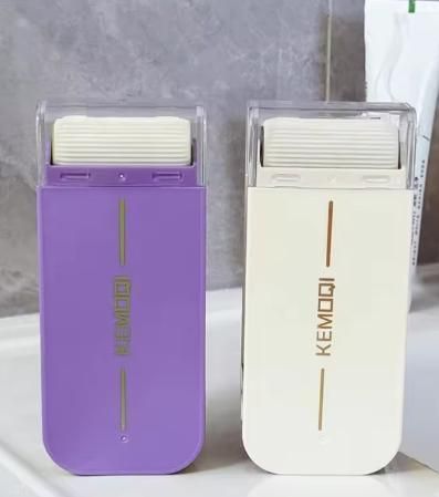 Multipurpose Non-Slip Soap Roller Box With Built-In Brush – Easy Foam, Easy Cleaning