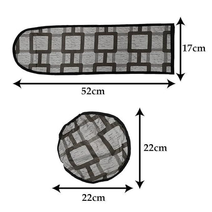 Premium Dust-Proof Ceiling Fan Cover – Washable & Stylish Protection