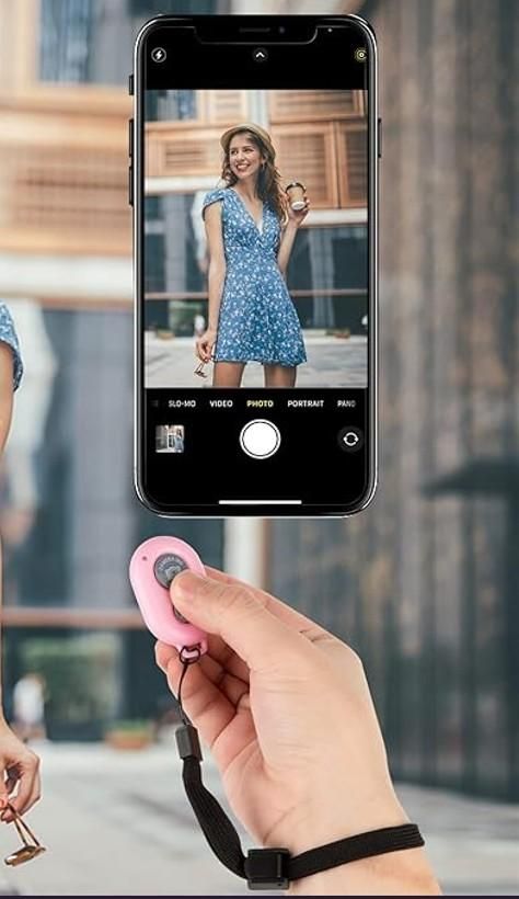 Bluetooth Camera Remote Shutter | Wireless Selfie Controller for Android & iOS