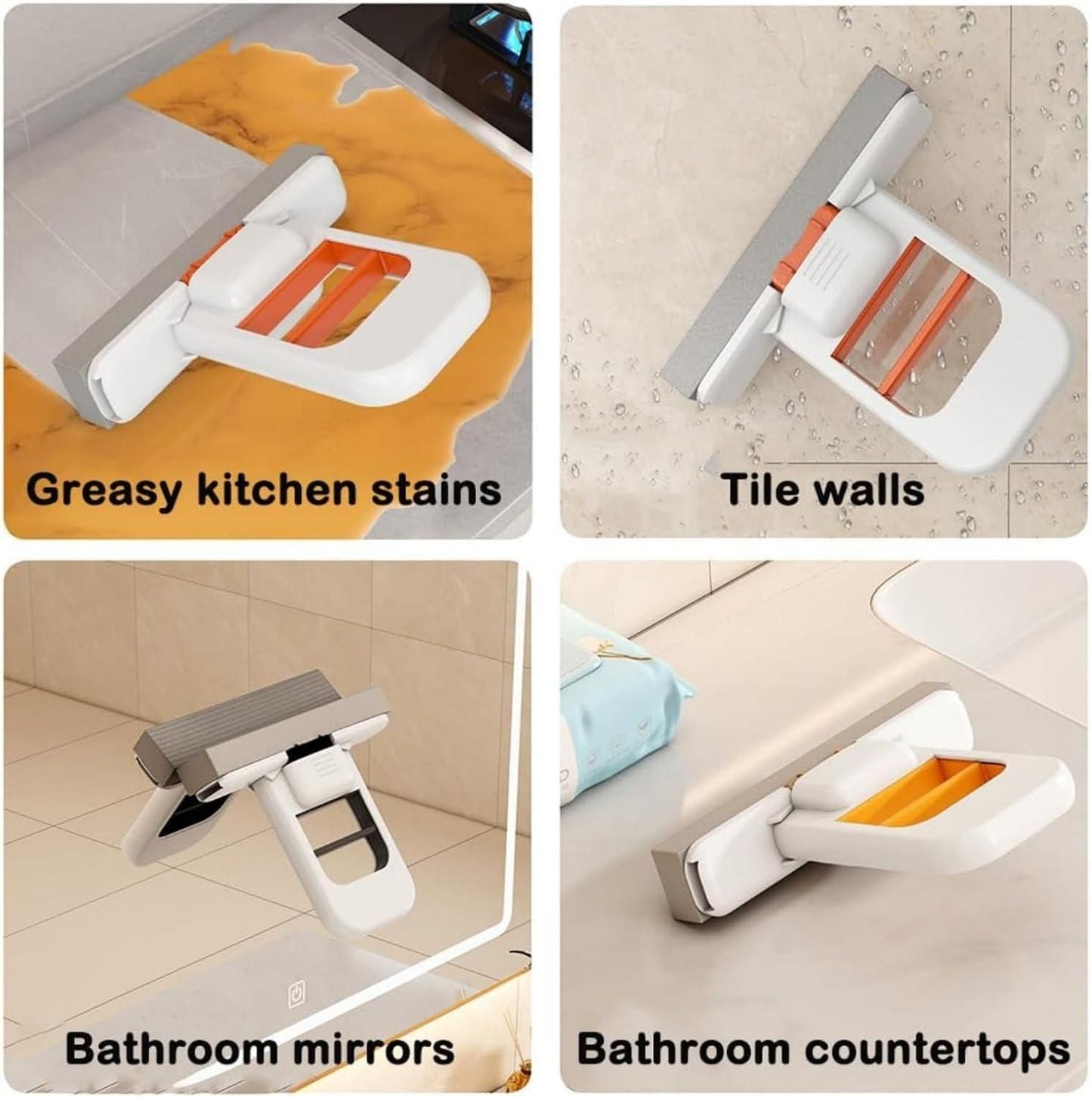 Mini Foldable Desktop Mop – Compact 360° Cleaning Tool for Home, Office & Kitchen