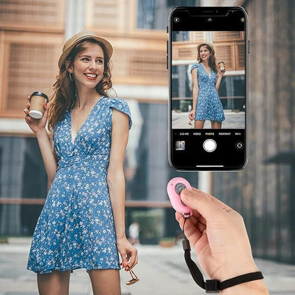 Bluetooth Camera Remote Shutter | Wireless Selfie Controller for Android & iOS