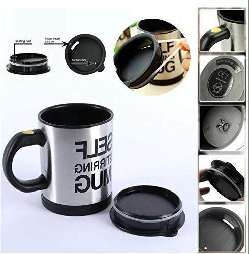 Self Stirring Coffee Mug – Automatic Mixing Cup for Coffee, Tea & Hot Chocolate Lovers ⚡