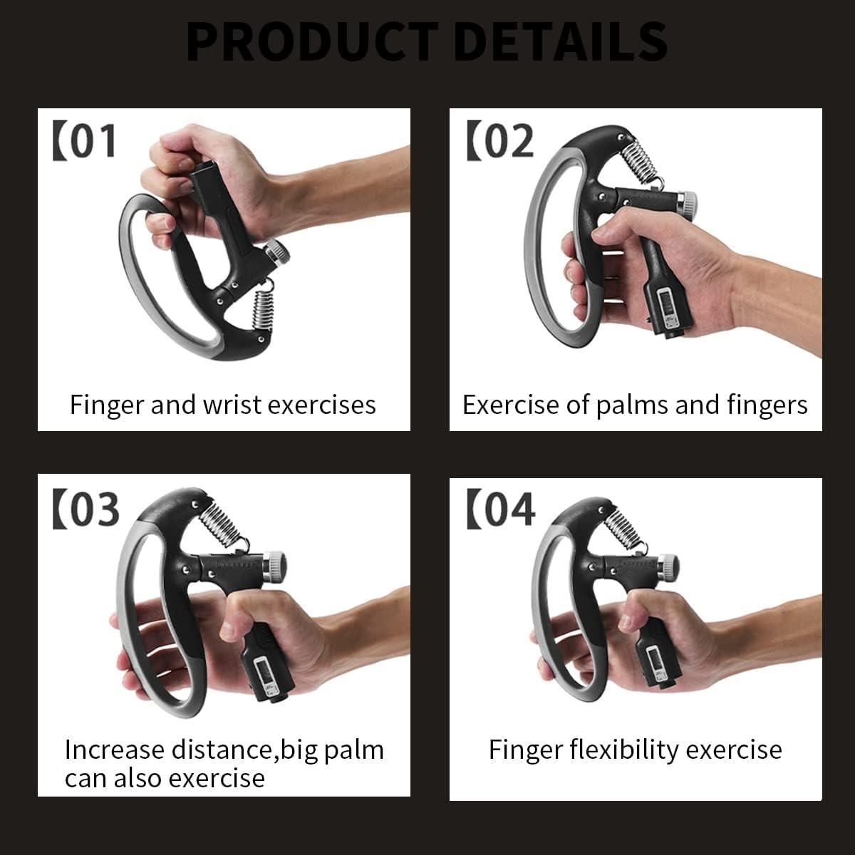 Adjustable Counting Grip – Build Stronger Hands & Track Your Progress 🖐️