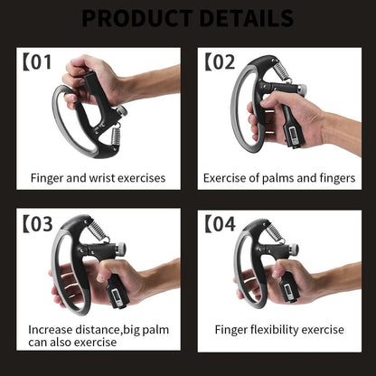 Adjustable Counting Grip – Build Stronger Hands & Track Your Progress 🖐️