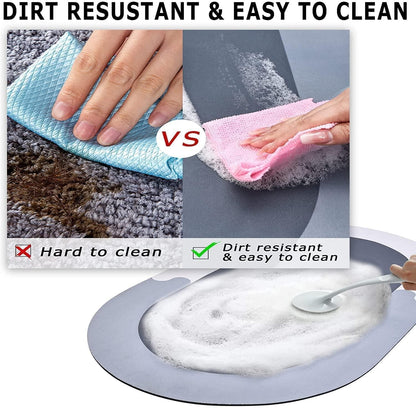 Super Absorbent Quick-Dry Bath Floor Mat | Anti-Slip, Non-Wet Bathroom Rug
