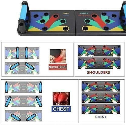 FitBeast 2.0 Push-Up Board – Portable Color-Coded Workout System for Full Body Training