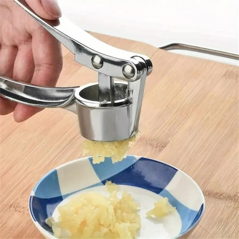 Manual Aluminum Garlic Crusher & Ginger Mincer – Effortless Kitchen Essential 🧄✨