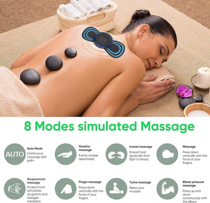 Mini Electric Massager – 8 Modes | 19 Strength Levels | Rechargeable