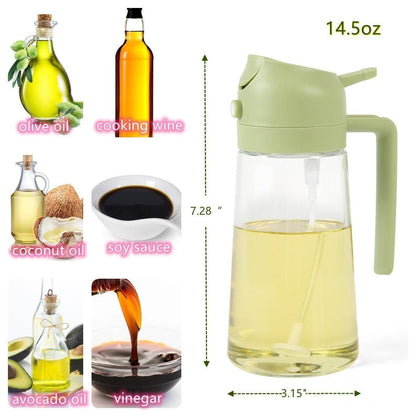 500ml Portable Sprayer Oil Dispenser – Smart, Hygienic & Easy Cooking!