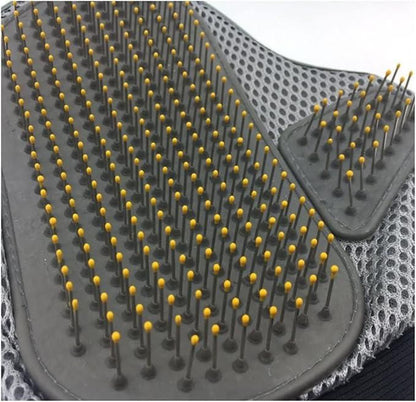 Stainless Steel Pet Grooming Glove – Gentle Deshedding Brush for Happy Pets 🐶🐱