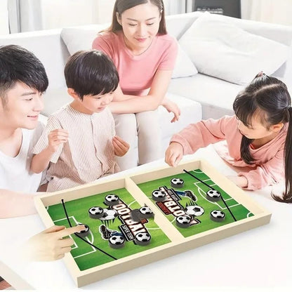 Fingers Battle Catapult Board Game – 4-in-1 Basketball, Football & Sling Puck Action Game for Kids & Family 🎯⚽🏀