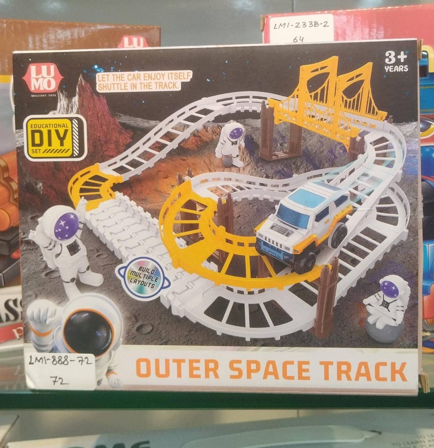 Astronaut Spaceship Track Set – Outer Space Adventure Toy for Kids