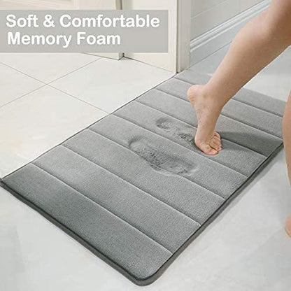 Ultra-Soft Memory Foam Water Absorbent Bath Mat – Quick Dry & Anti-Slip Comfort Rug