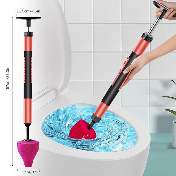 urboJet™ High Pressure Toilet & Drain Unblocker Pump – Powerful Clog Remover for Instant Cleaning