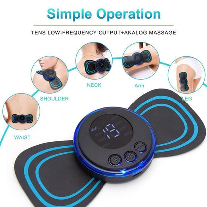 Mini Electric Massager – 8 Modes | 19 Strength Levels | Rechargeable