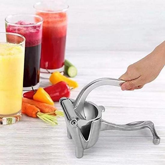 Heavy-Duty Manual Fruit Press Aluminum Squeezer – Effortless Juicing Made Easy! 🍋✨