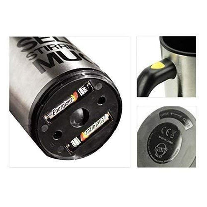 Self Stirring Coffee Mug – Automatic Mixing Cup for Coffee, Tea & Hot Chocolate Lovers ⚡