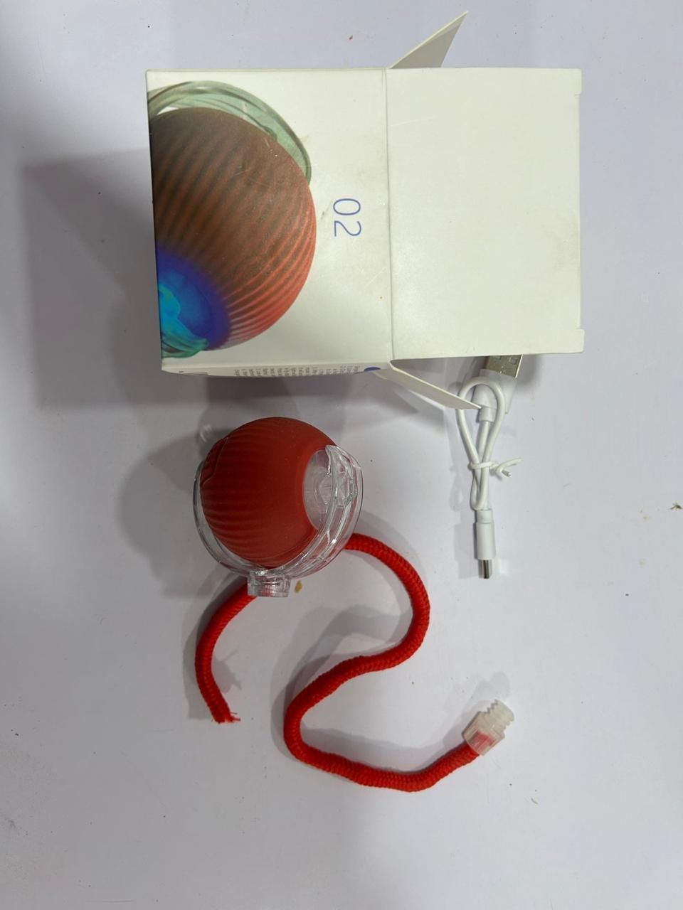 Viral Rolling Ball – Smart Interactive Cat Toy | Automatic Self-Rotating Ball for Endless Fun 🐈