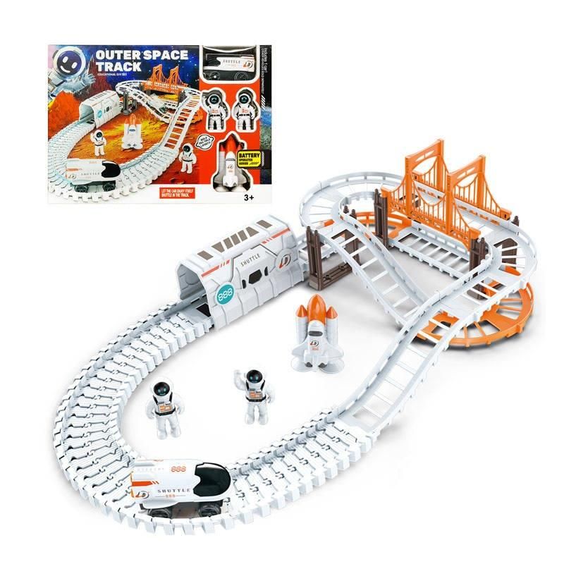 Astronaut Spaceship Track Set – Outer Space Adventure Toy for Kids