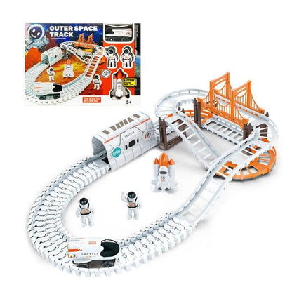 Astronaut Spaceship Track Set – Outer Space Adventure Toy for Kids