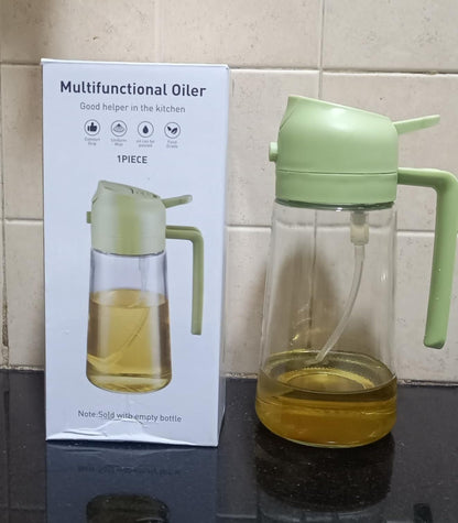 500ml Portable Sprayer Oil Dispenser – Smart, Hygienic & Easy Cooking!
