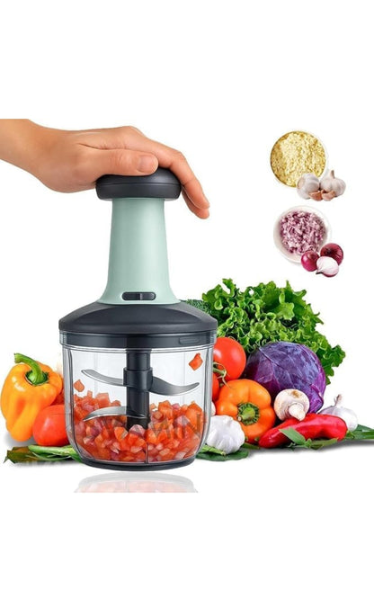 Manual Fruit & Vegetable Chopper – Effortless Kitchen Cutting Tool 🍅🥕