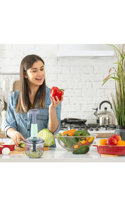 Manual Fruit & Vegetable Chopper – Effortless Kitchen Cutting Tool 🍅🥕