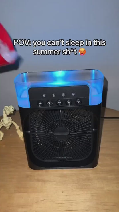 Portable USB Air Cooler Fan | Mini Personal Cooling Fan | Silent & Energy Saving